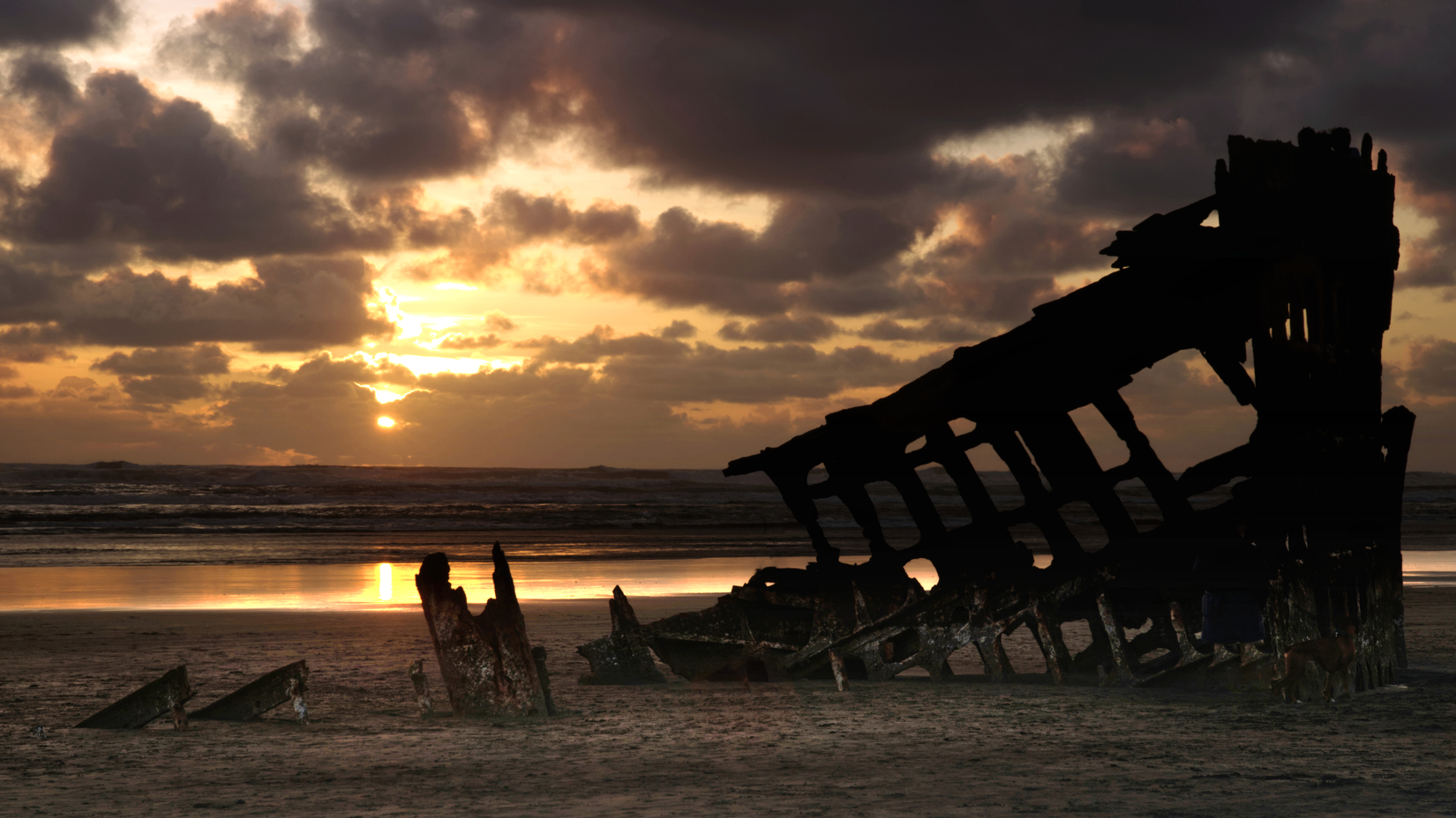 The Wreck of The Peter Iredale, Oregon