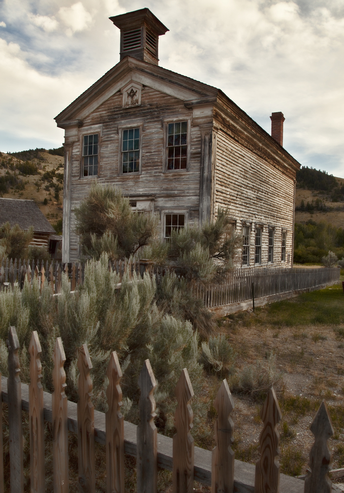 Bannock Ghost Town School - Montana