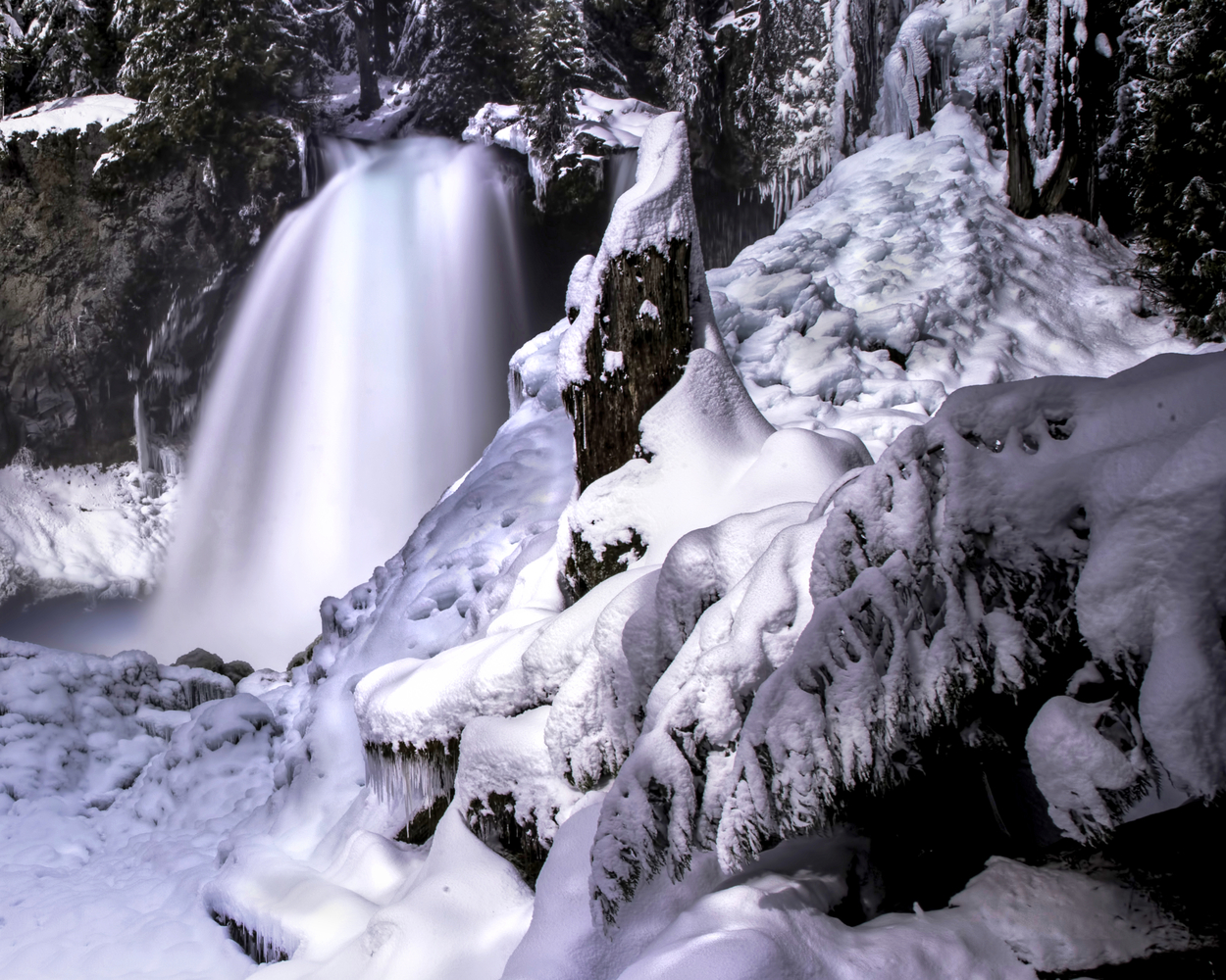 Sahalie Falls, Cascade Range, Oregon